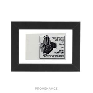 🔴 Louis Vuitton Antique Vintage Newsprint Ad - AUTO BAGS